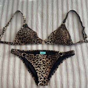 Melissa Odabash Cheetah Bikini. Excellent condition.